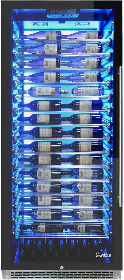 Vinotemp - 188 Bottle Commercial Wine Cooler Left Hinge - EL‐300COMM‐L