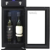 Vinotemp - 2 Bottle Wine Dispenser Black - VT‐WD002‐BLK