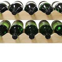 Vinotemp - 2 x 9 Bottle Modular Wine Rack Natural - EP‐4472‐18‐C