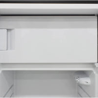 Vinotemp - 24" Black Retro Refrigerator with 9.92 Cu. Ft. Capacity and Bottom Bulk Storage - BR-RETRO-01-BLK