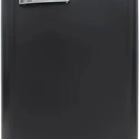 Vinotemp - 24" Black Retro Refrigerator with 9.92 Cu. Ft. Capacity and Bottom Bulk Storage - BR-RETRO-01-BLK