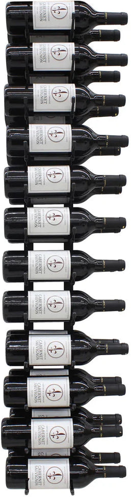 Vinotemp - 24 Bottle Epic Metal Wine Rack Black - EP‐WIRE24B