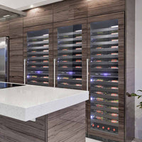 Vinotemp - 24" Panel-Ready Dual Zone Wine Cooler - VT‐24PR125