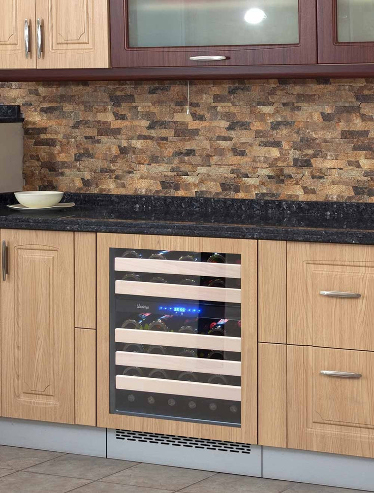 Vinotemp - 24" Panel-Ready Wine Cooler - VT‐24PR46