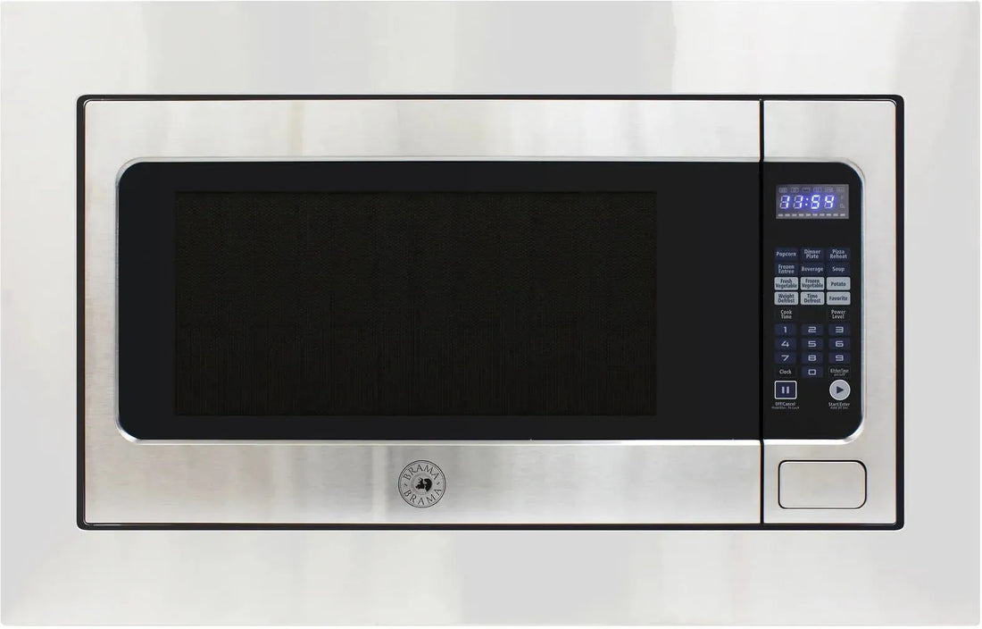 Vinotemp - 24" Stainless Steel Built-In Microwave Oven - BR-MW BI22-S