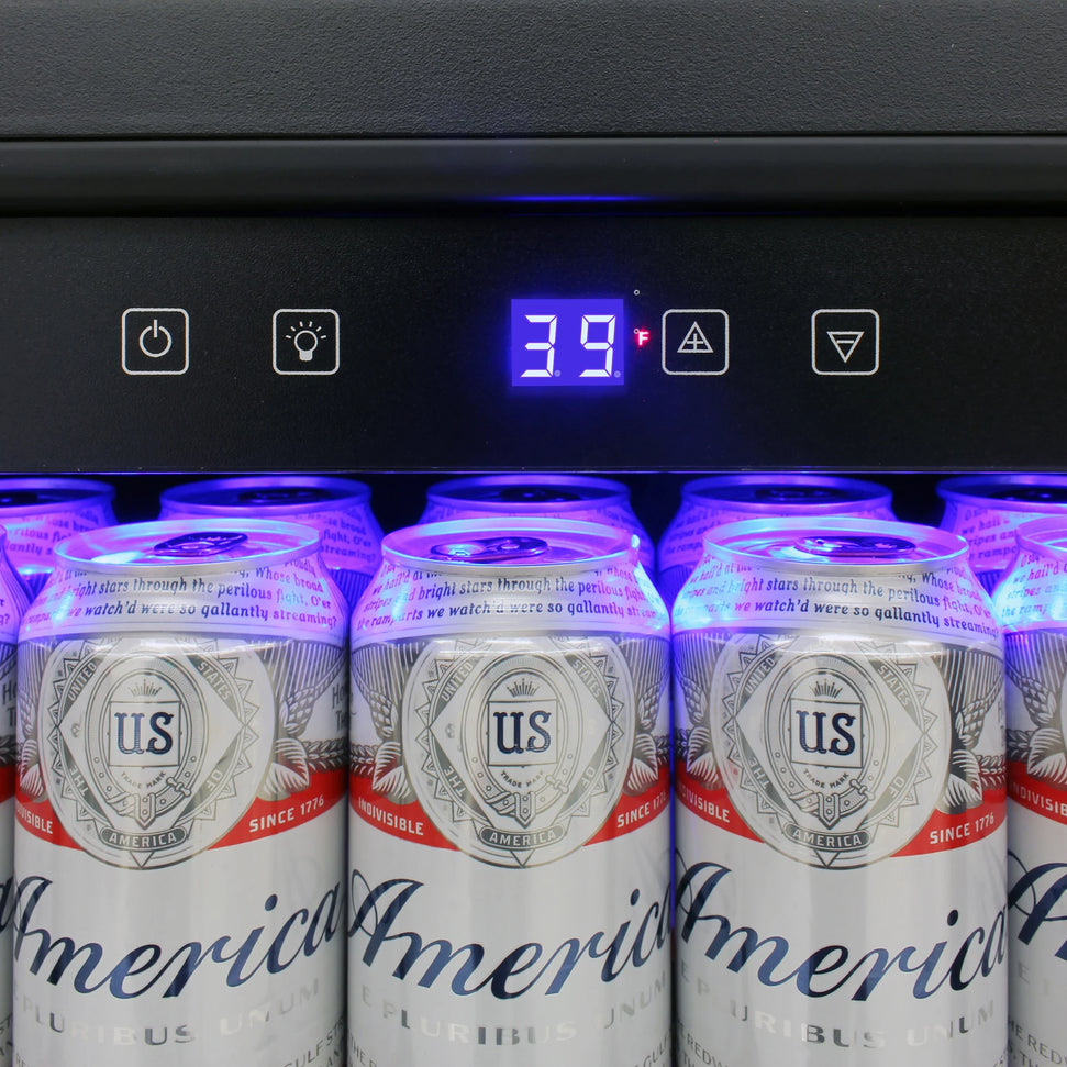 Vinotemp - 24" Stainless Steel Outdoor Undercounter Refrigerator - BR-ODR101-03