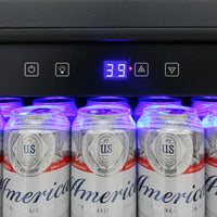 Vinotemp - 24" Stainless Steel Outdoor Undercounter Refrigerator - BR-ODR101-03