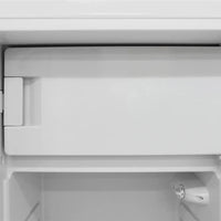 Vinotemp - 24" White Retro Refrigerator with 9.92 Cu. Ft. Capacity and Bottom Bulk Storage - BR-RETRO-01-W