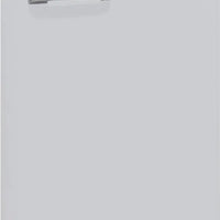 Vinotemp - 24" White Retro Refrigerator with 9.92 Cu. Ft. Capacity and Bottom Bulk Storage - BR-RETRO-01-W