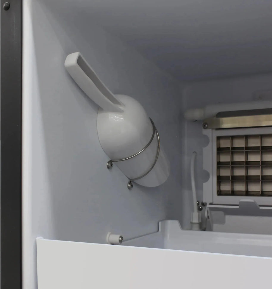 Vinotemp - 24.8" Stainless Steel Indoor Undercounter Automatic Ice Maker with 25 lbs Capacity - BR-15INIM-B