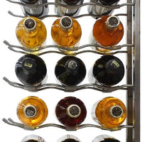 Vinotemp - 27 Bottle Epic Metal Wine Rack Stainless - EP‐WIRE3S