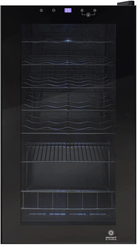 Vinotemp - 28 Bottle Touch Screen Wine Cooler - EL‐28TS