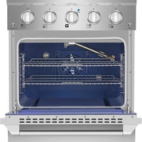 Vinotemp - 30" Stainless Steel Gas Range and Oven - BR-30SSGG
