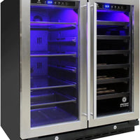 Vinotemp - 30" Wine & Beverage Cooler - EL‐30SWCB2D