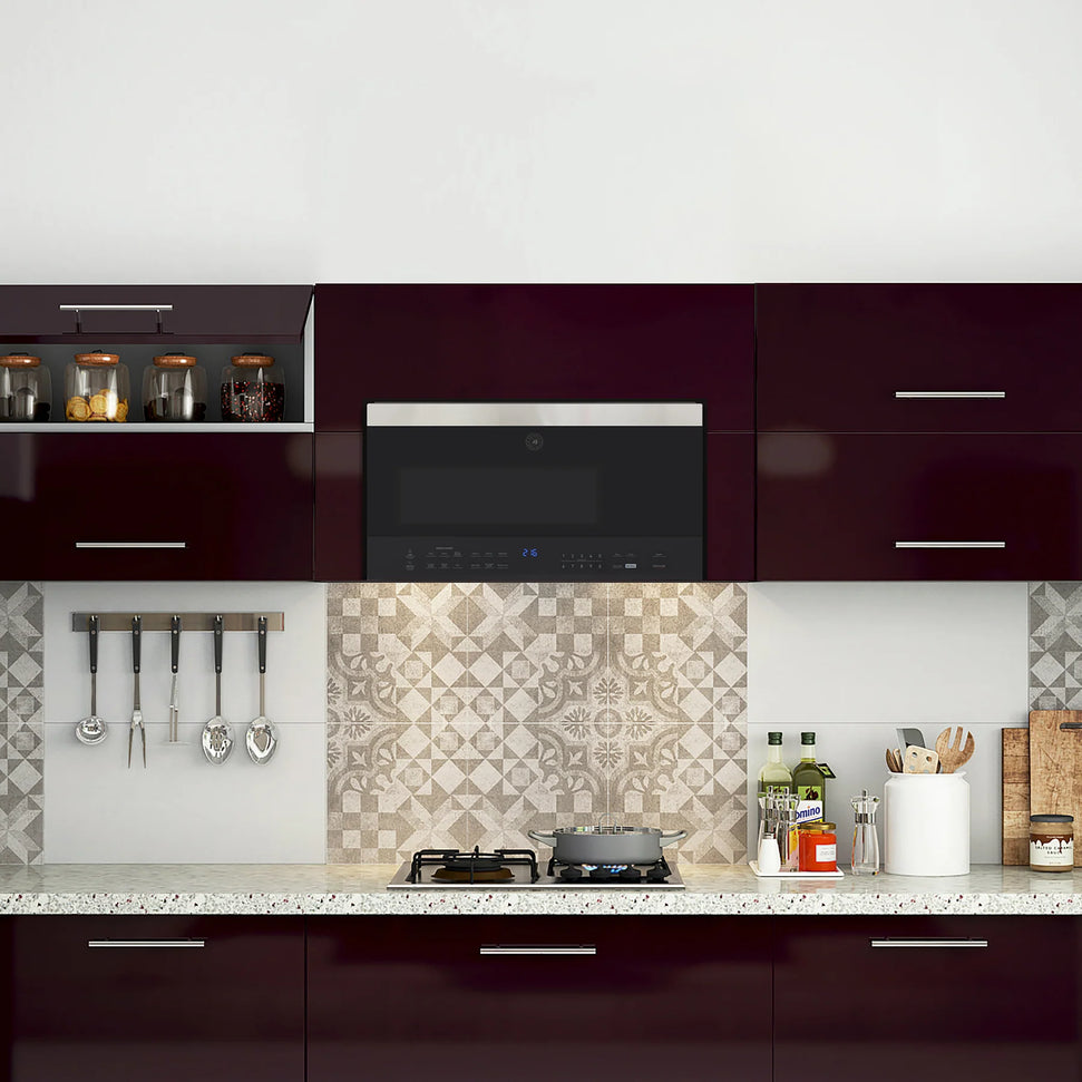 Vinotemp - 31" Stainless Steel Over-the-Range Microwave Oven - BR-MW OH16-S