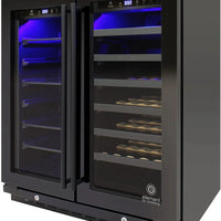 Vinotemp - 33 Bottle Wine and 101 Can Beverage Cooler - EL‐BWC101‐01