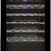 Vinotemp - 34 Bottle Touch Screen Wine Cooler - VT‐34TS
