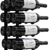 Vinotemp - 36 Bottle Epic Metal Wine Rack Black - EP‐WIRE36B