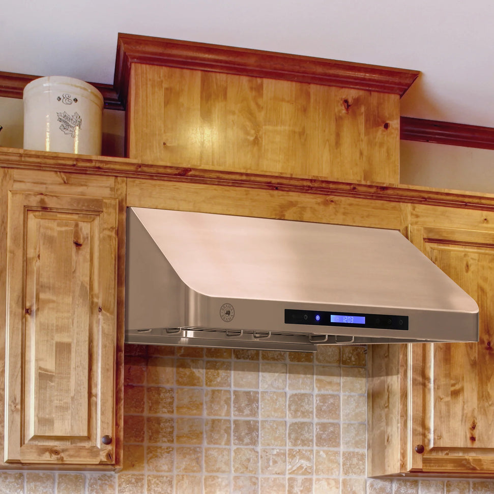 Vinotemp - 36" Stainless Steel Gas Range Hood - BR-HD36SR
