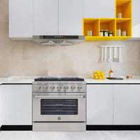 Vinotemp - 36" Stainless Steel Gas Range and Oven - BR-36SSGG