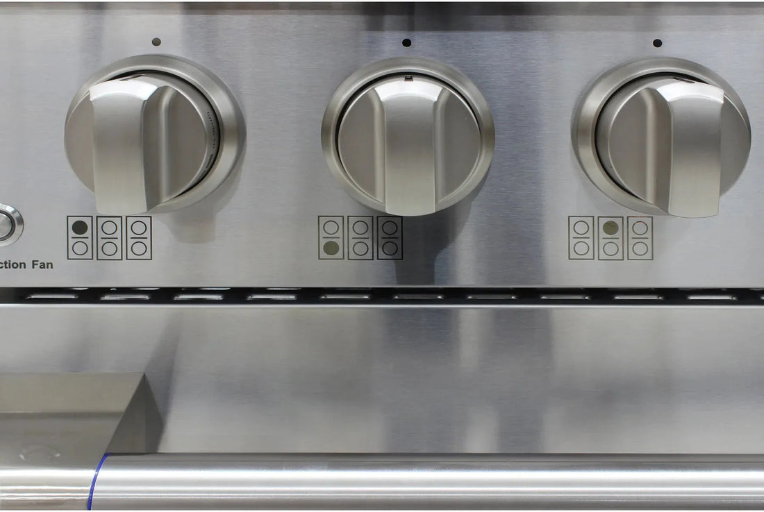 Vinotemp - 36" Stainless Steel Gas Range and Oven - BR-36SSGG