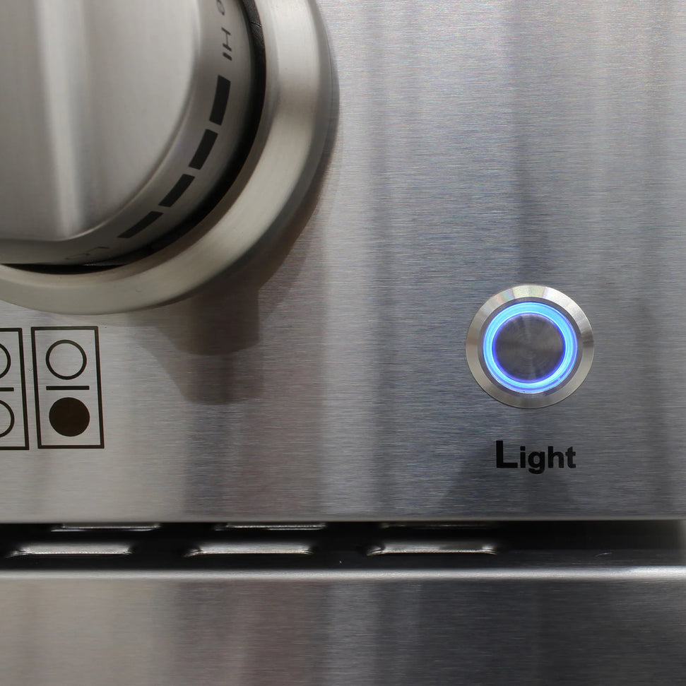 Vinotemp - 36" Stainless Steel Gas Range and Oven - BR-36SSGG