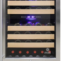 Vinotemp - 46 Bottle Dual Zone Wine Cooler - EL‐46WCST