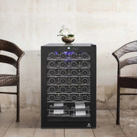Vinotemp - 48 Bottle Single-Zone Wine Cooler - EL‐48TS