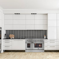 Vinotemp - 48" Stainless Steel Double Oven Gas Range - BR-48SSGG