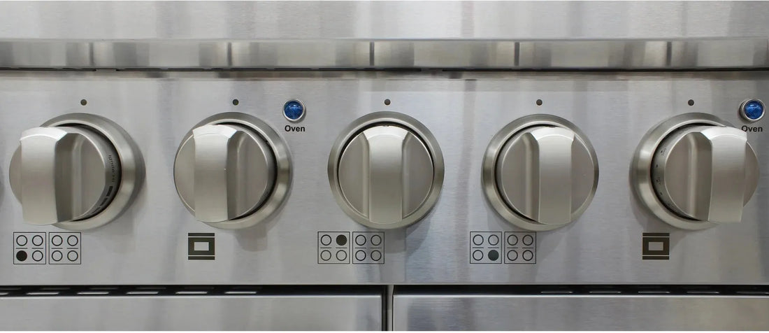 Vinotemp - 48" Stainless Steel Double Oven Gas Range - BR-48SSGG