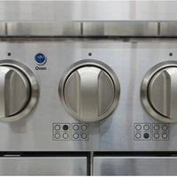 Vinotemp - 48" Stainless Steel Double Oven Gas Range - BR-48SSGG