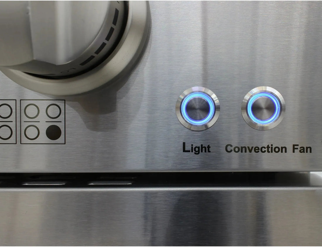 Vinotemp - 48" Stainless Steel Double Oven Gas Range - BR-48SSGG