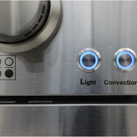 Vinotemp - 48" Stainless Steel Double Oven Gas Range - BR-48SSGG