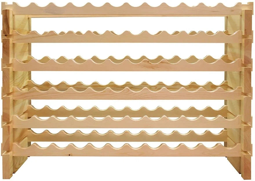 Vinotemp - 6 x 12 Bottle Modular Wine Rack Natural - EP‐4472‐72‐C