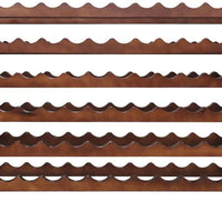 Vinotemp - 6 x 12 Bottle Modular Wine Rack Stained - EP‐4472‐72S‐C