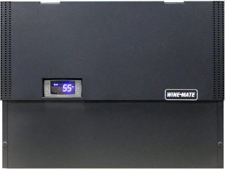 Vinotemp - 8" Black Self-Contained Slim Wine Cooling System - WM-1500SLIM