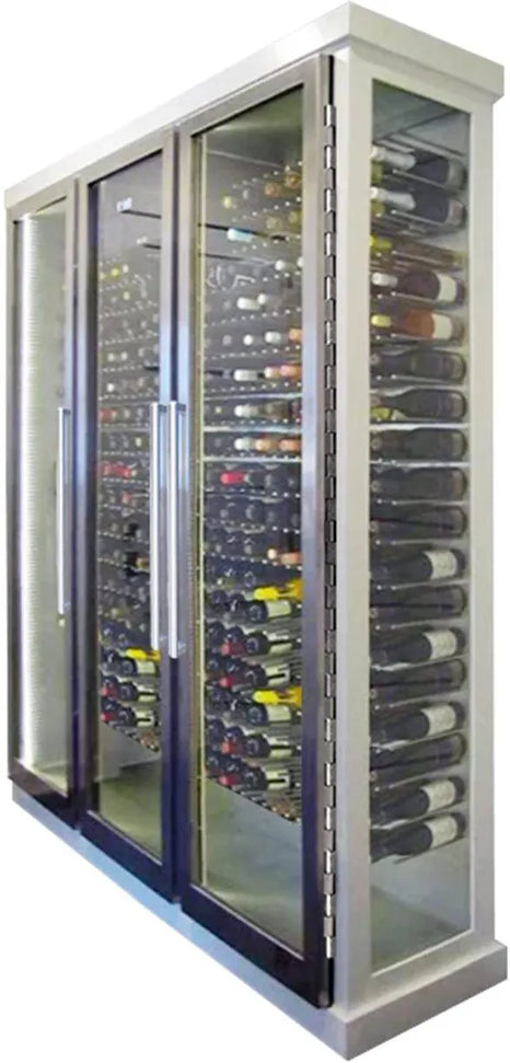 Vinotemp - 8" Black Self-Contained Slim Wine Cooling System - WM-1500SLIM