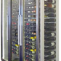 Vinotemp - 8" Black Self-Contained Slim Wine Cooling System - WM-1500SLIM