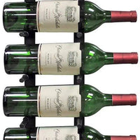 Vinotemp - 9 Bottle Modern Peg Wine Rack Black - EP‐PEGWALL9B