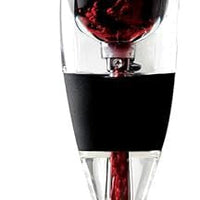 Vinturi - Black Acrylic Red Wine Aerator/Pourer With No-Drip Stand - V1010