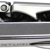 Vinturi - Silver Waiter's Corkscrew Bottle Opener and Foil Cutter, All-In-One Solution - V9033