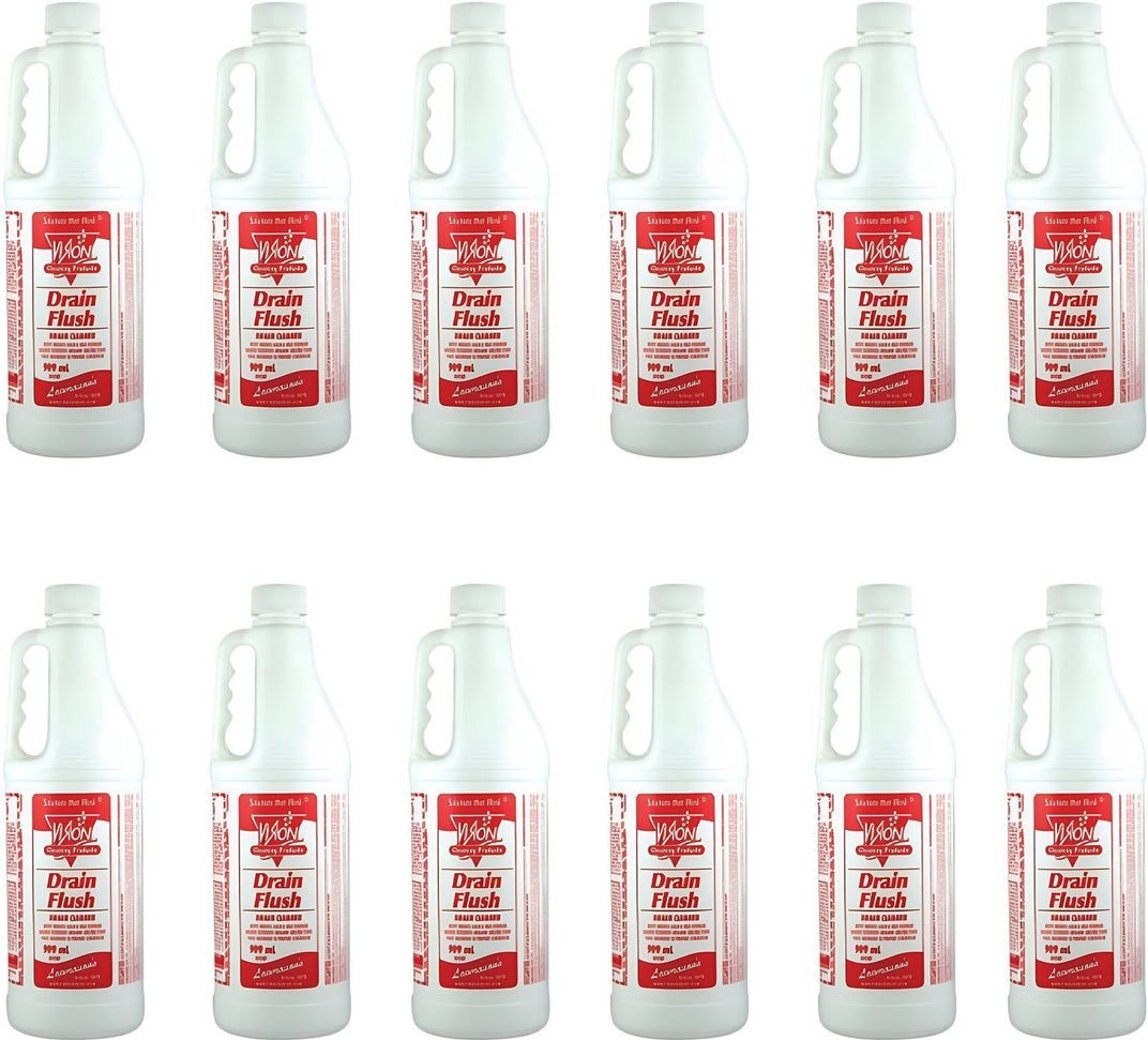 Vision - 909 ml Drain Flush Drain Opener, 12Bt/Cs - 34180