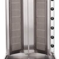 Visvardis - 175-200 lb Turbo Gas Shawarma & Gyro Machine - DG16 V