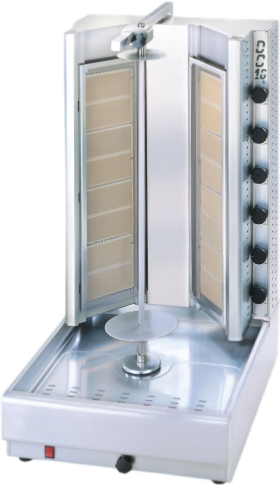 Visvardis - 175-200 lb Turbo Gas Shawarma & Gyro Machine - DG16 V