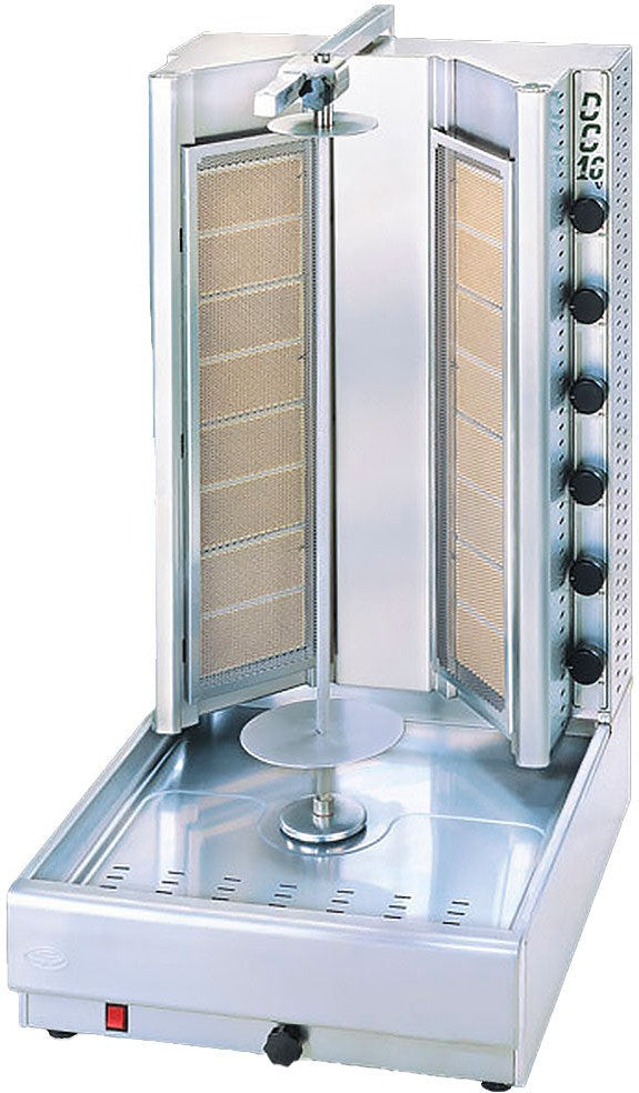 Visvardis - 198-220 lb Turbo Natural Gas Shawarma & Gyro Machine with ...