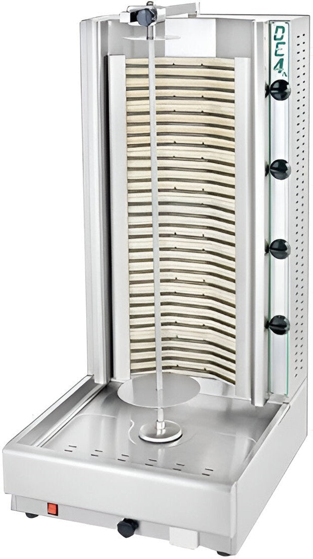 Visvardis - 208V Electric Gyro / Shawarma Machine with 155-200 lb Meat Capacity - DE4A - ETA OCTOBER