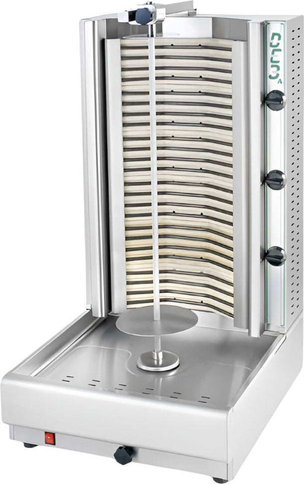 Visvardis - 208V Electric Gyro / Shawarma Machine with 90-140 lb Meat Capacity - DE3A