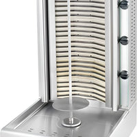 Visvardis - 208V Electric Gyro / Shawarma Machine with 90-140 lb Meat Capacity - DE3A