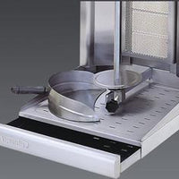 Visvardis - 40-70 lb Gas Shawarma & Gyro Machine with 4 Burners - DG4A N