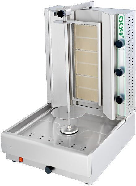 Visvardis - 66-100 lb Gas Shawarma & Gyro Machine with 6 Burners - DG6A N - ETA OCTOBER